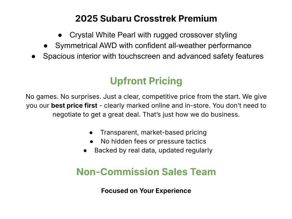 2025 Subaru Crosstrek Premium AWD