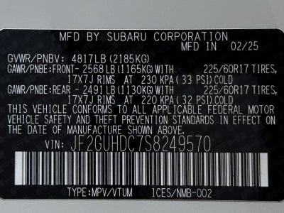 2025 Subaru Crosstrek Premium AWD