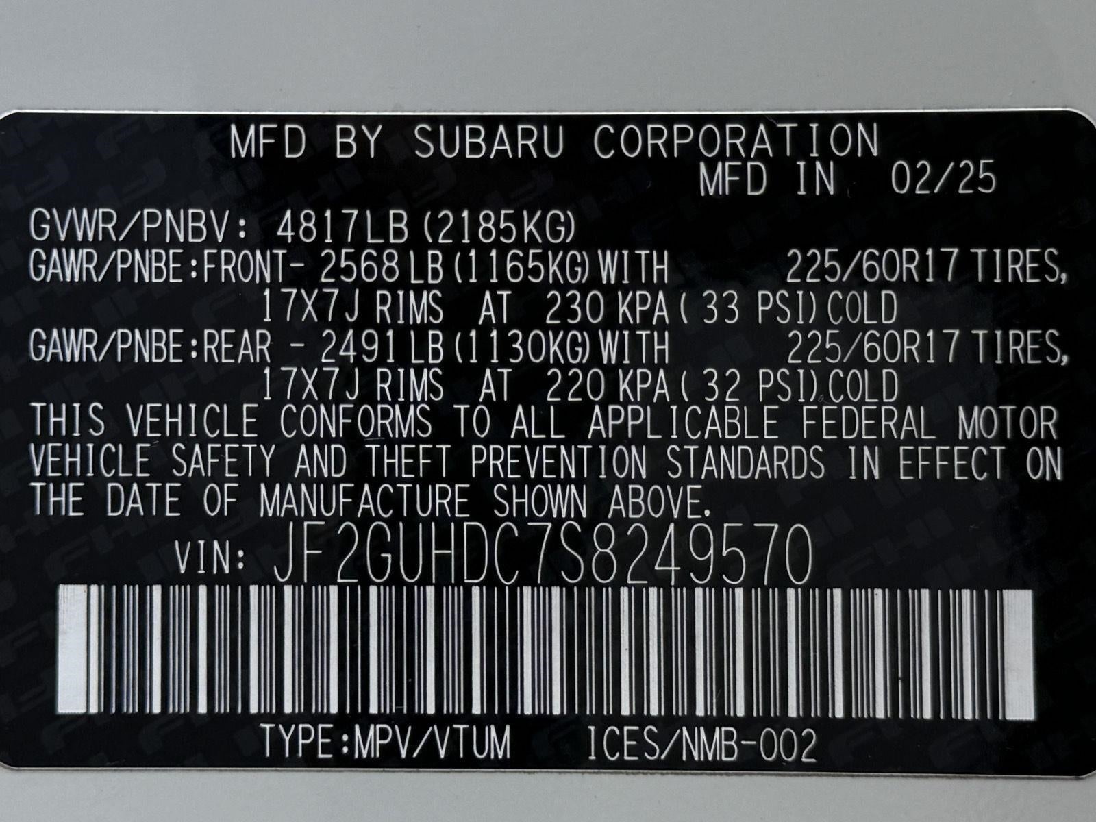 2025 Subaru Crosstrek Premium AWD