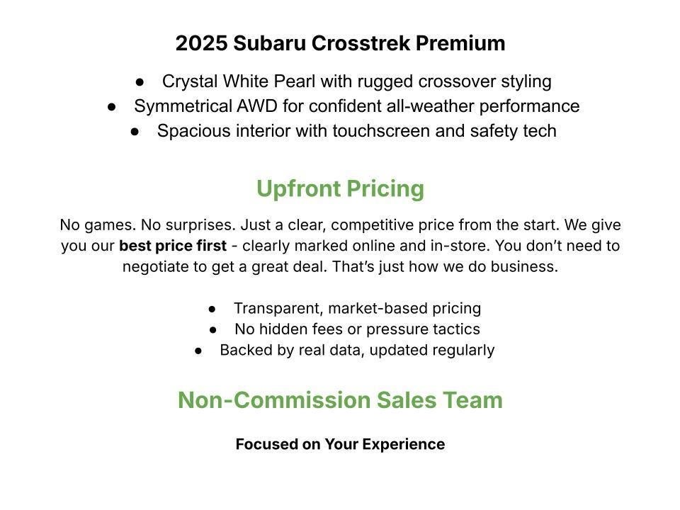 2025 Subaru Crosstrek Premium AWD