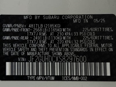 2025 Subaru Crosstrek Premium AWD
