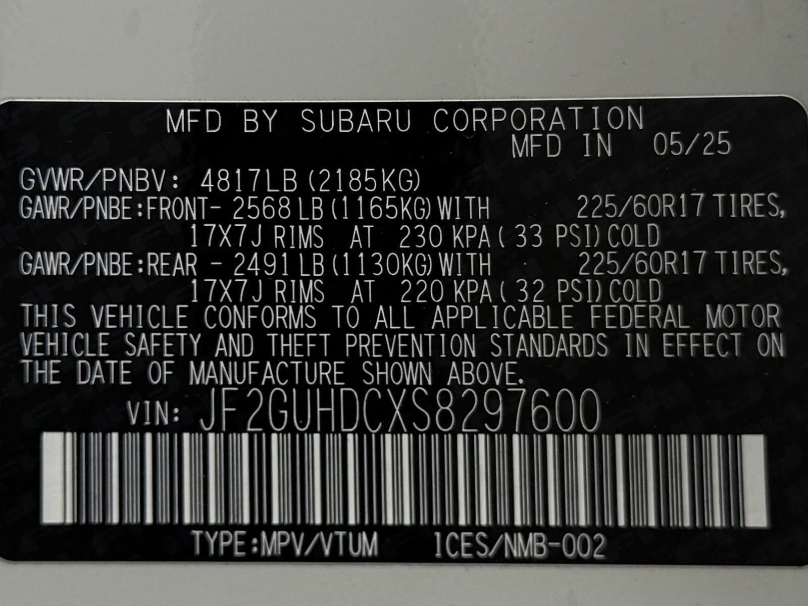 2025 Subaru Crosstrek Premium AWD