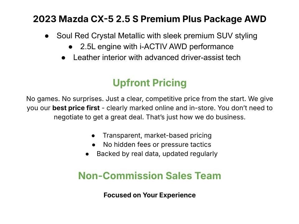 2023 Mazda Mazda CX-5 2.5 S Premium Plus Package AWD