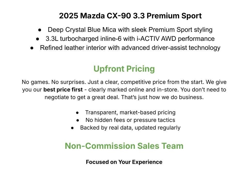 2025 Mazda Mazda CX-90 Premium Sport