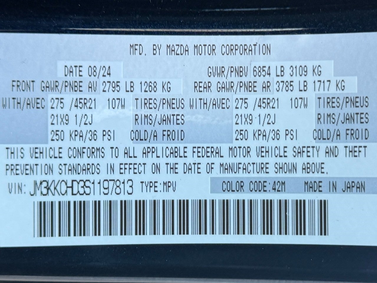 2025 Mazda Mazda CX-90 Premium Sport