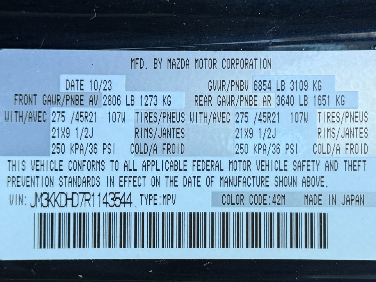 2024 Mazda Mazda CX-90 3.3 Turbo Premium