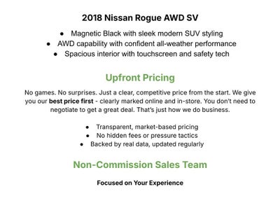 2018 Nissan Rogue AWD SV