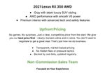 2021 Lexus RX 350 AWD
