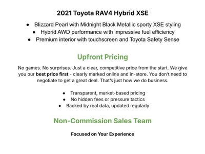 2021 Toyota RAV4 Hybrid XSE AWD (Natl)