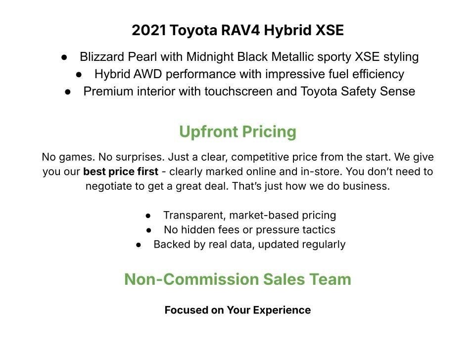 2021 Toyota RAV4 Hybrid XSE AWD (Natl)