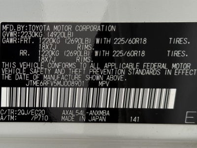 2021 Toyota RAV4 Hybrid XSE AWD (Natl)