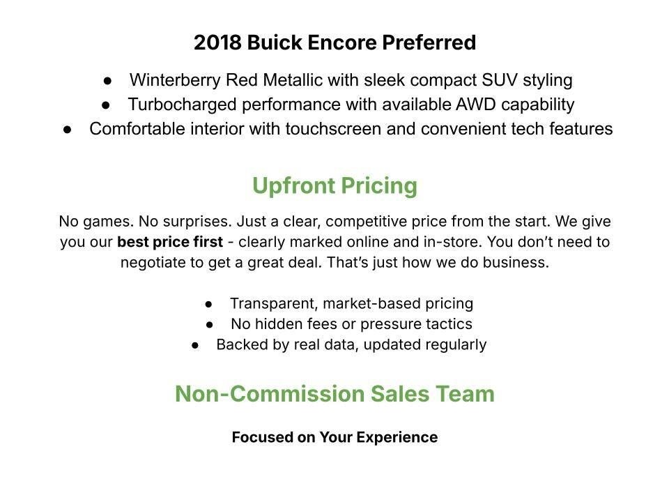 2018 Buick Encore Preferred FWD