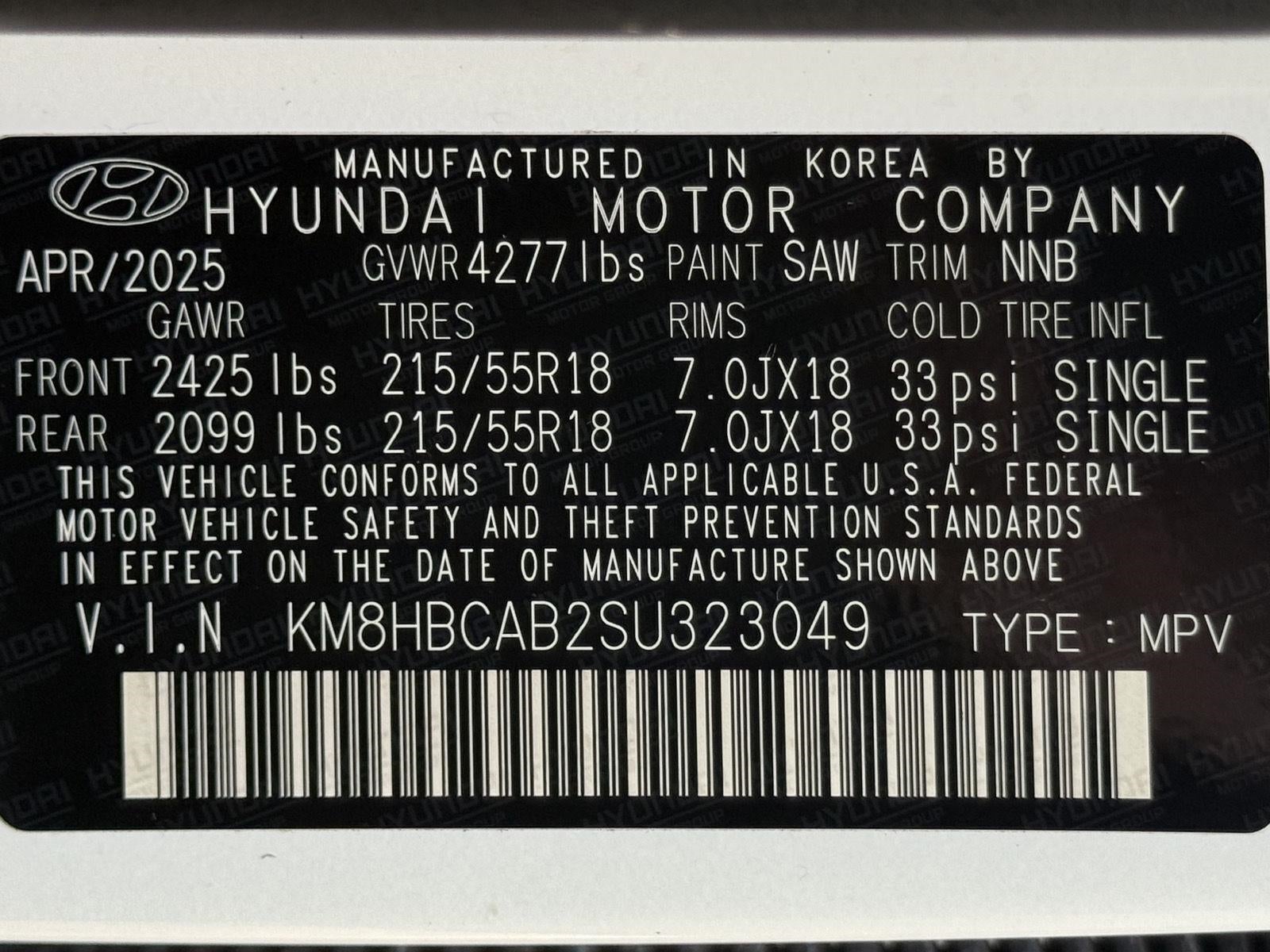 2025 Hyundai Kona SEL AWD