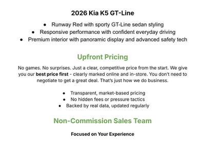2026 Kia K5 GT-Line Auto AWD