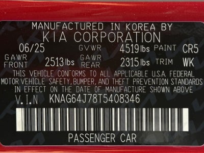 2026 Kia K5 GT-Line Auto AWD