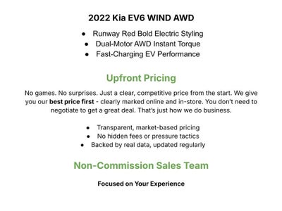 2022 Kia EV6 Wind