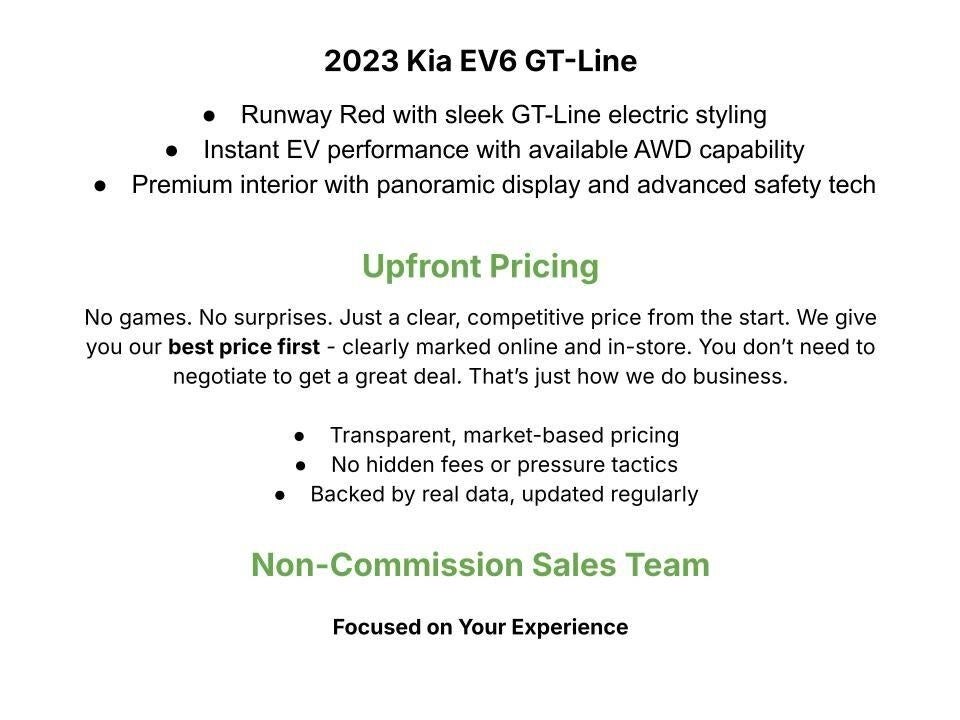 2023 Kia EV6 GT-Line AWD