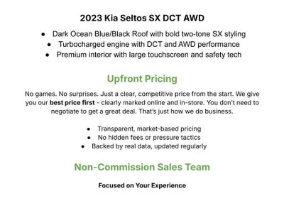 2023 Kia Seltos SX DCT AWD