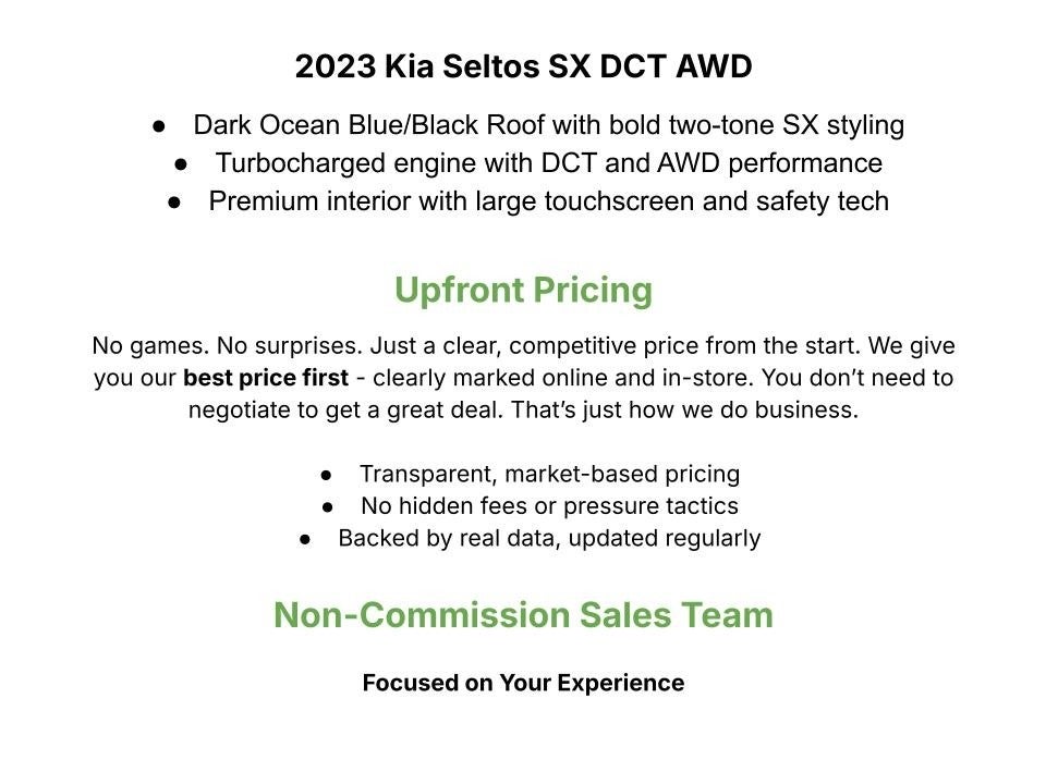 2023 Kia Seltos SX DCT AWD