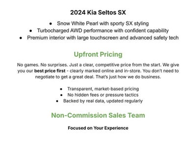 2024 Kia Seltos SX DCT AWD