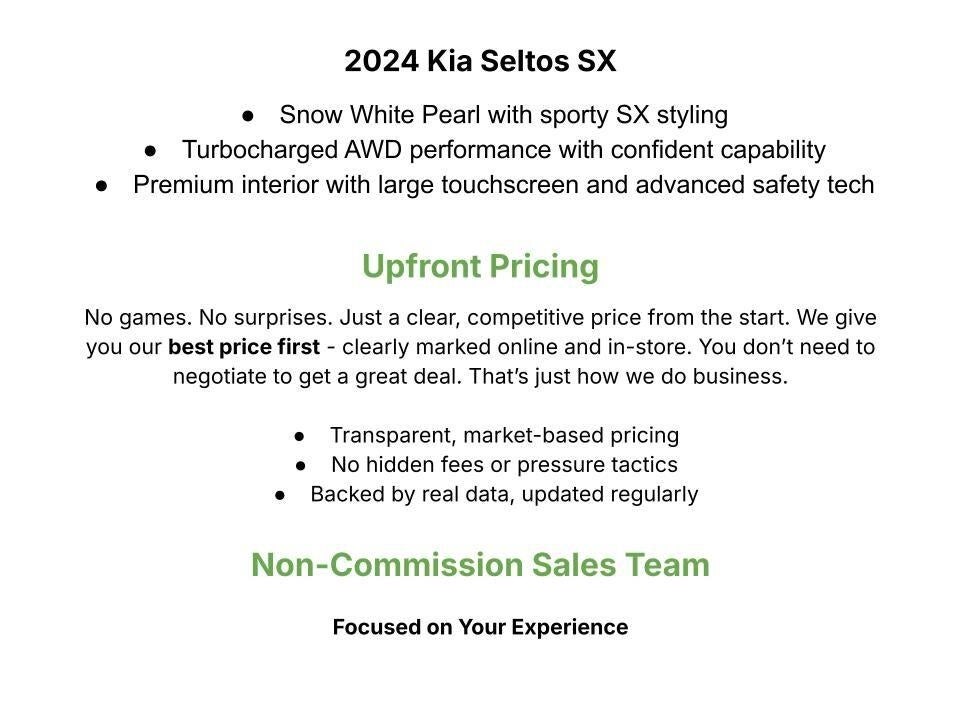 2024 Kia Seltos SX DCT AWD