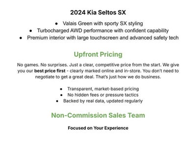 2024 Kia Seltos SX DCT AWD