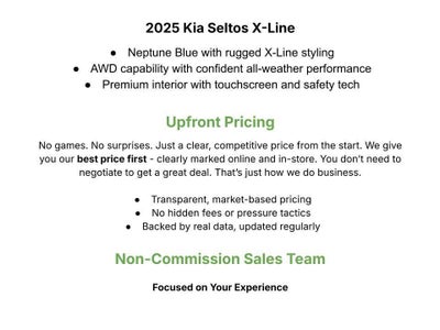 2025 Kia Seltos X-Line DCT AWD