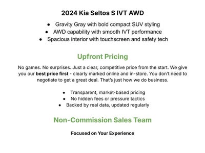 2024 Kia Seltos S IVT AWD