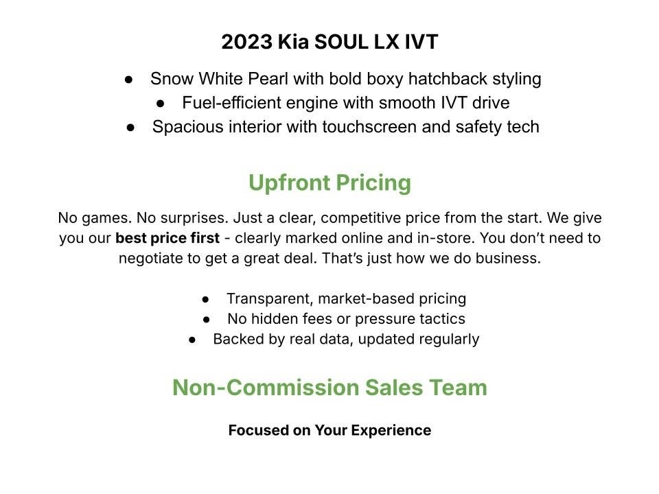 2023 Kia Soul LX IVT