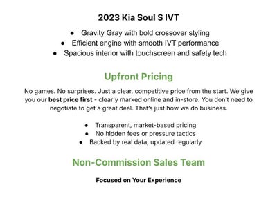 2023 Kia Soul S IVT