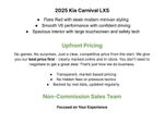 2025 Kia Carnival LXS FWD