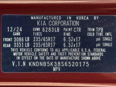 2025 Kia Carnival LXS FWD