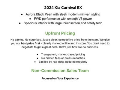 2024 Kia Carnival EX FWD