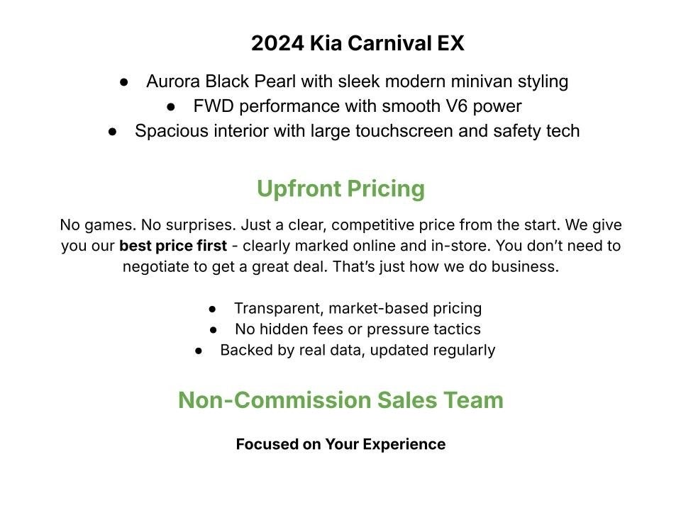 2024 Kia Carnival EX FWD