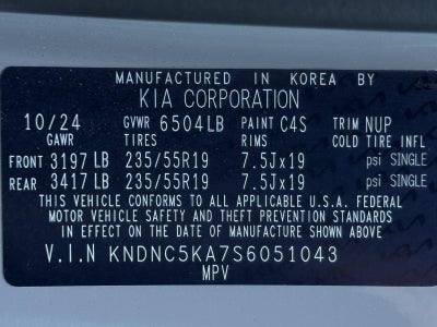 2025 Kia Carnival Hybrid EX FWD