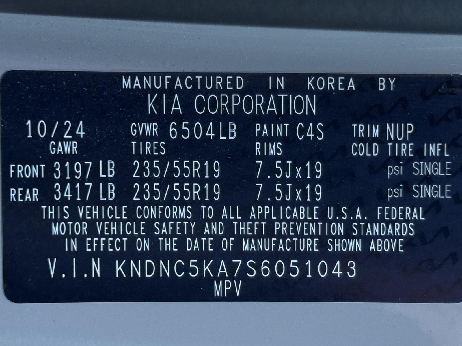 2025 Kia Carnival Hybrid EX FWD