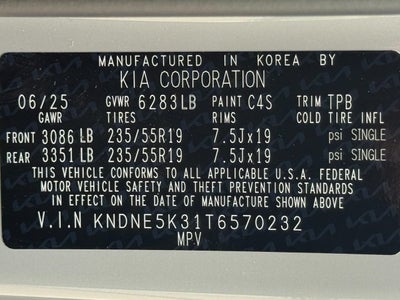 2026 Kia Carnival SX FWD