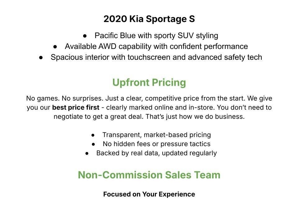 2020 Kia Sportage S FWD