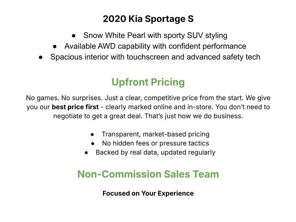 2020 Kia Sportage S AWD
