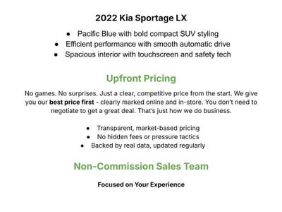 2022 Kia Sportage LX AWD
