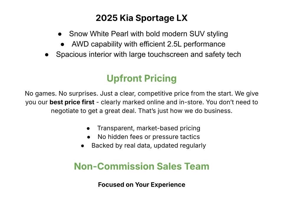 2025 Kia Sportage LX AWD