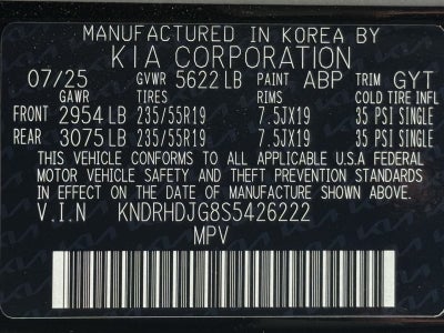 2025 Kia Sorento Hybrid EX AWD