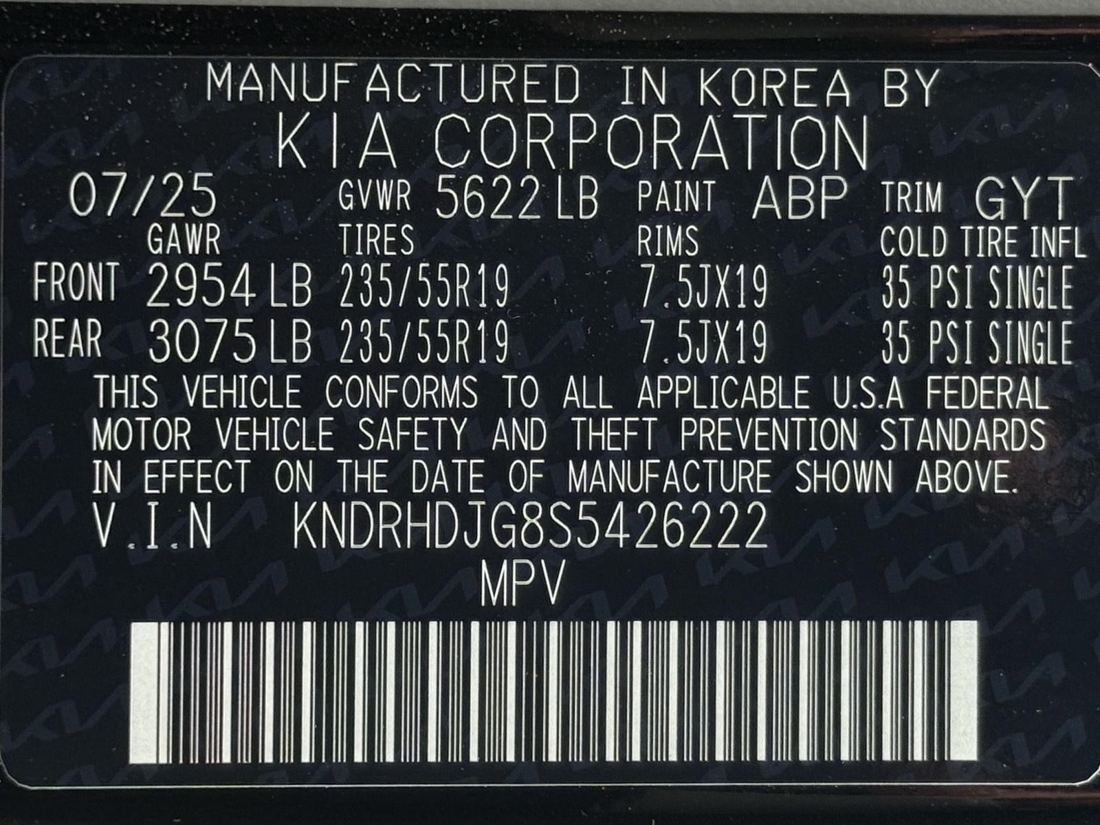 2025 Kia Sorento Hybrid EX AWD