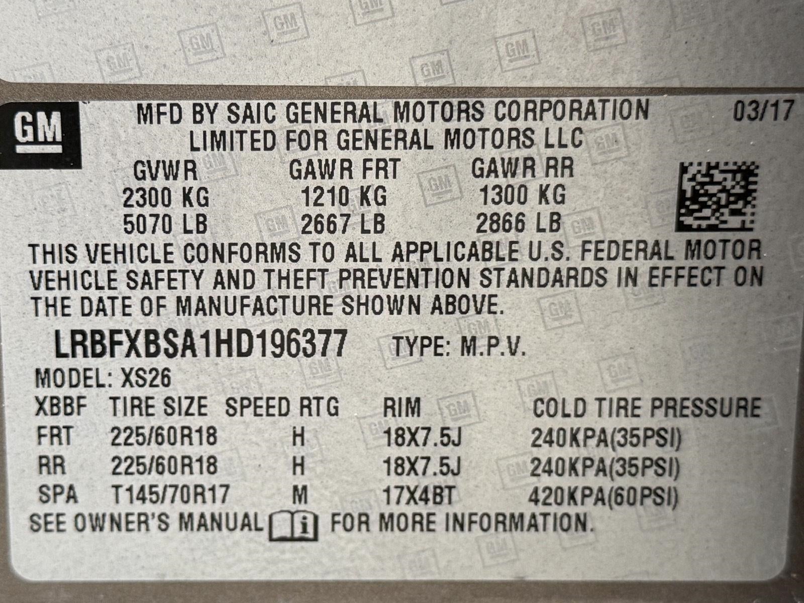 2017 Buick Envision FWD 4dr Essence
