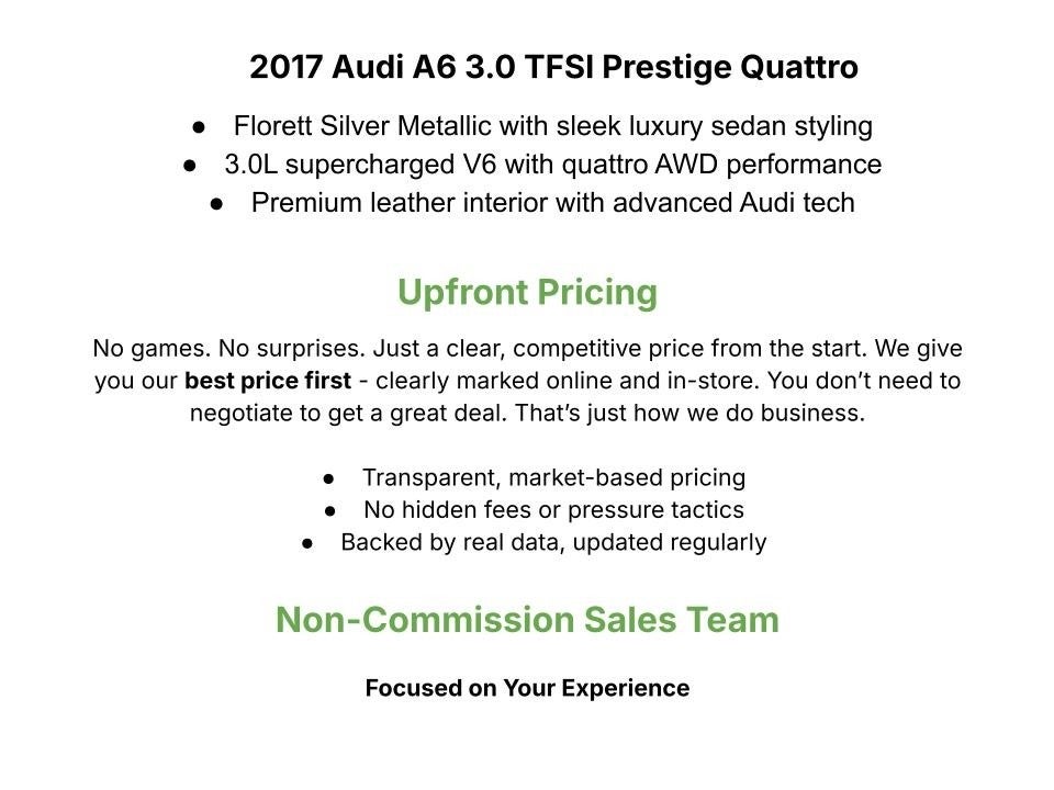 2017 Audi A6 Prestige