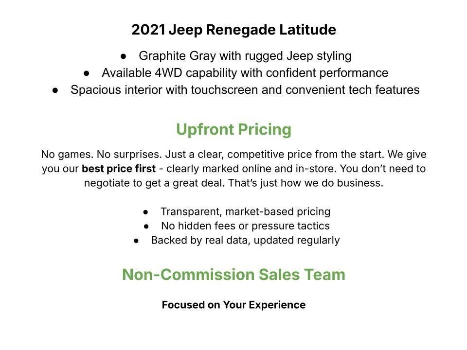 2021 Jeep Renegade Latitude 4x4