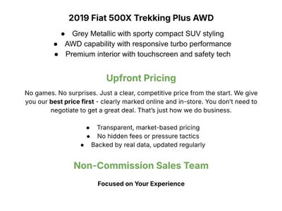 2019 FIAT 500X Trekking Plus AWD
