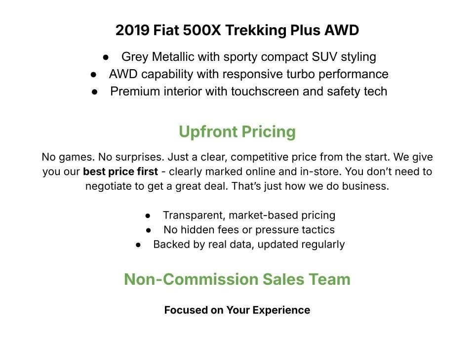 2019 FIAT 500X Trekking Plus AWD