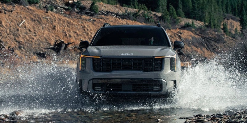 2024 Kia Sorento Driving Through A River