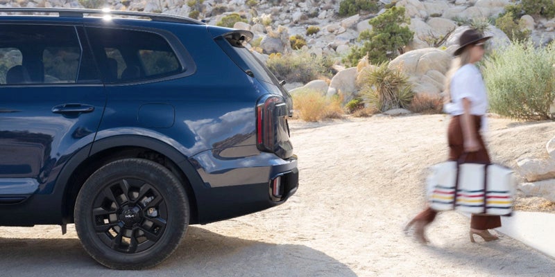 2024 Kia Telluride with person walking